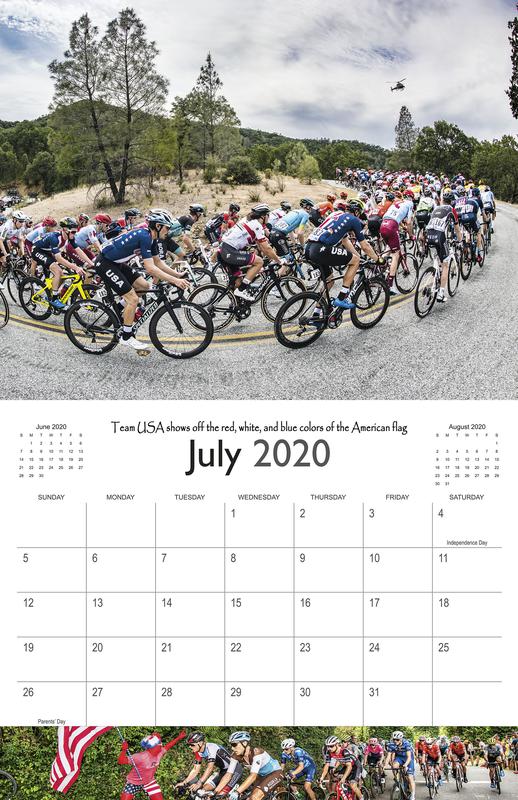 Darrell Parks 2020 Cycling Wall Calendar